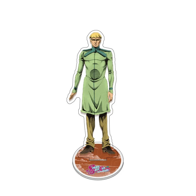 Anime JoJo's Bizarre Adventure Part 7: Steel Ball Run Hot Pants Acrylic Stand Model Plate Keychains Desktop Ornament