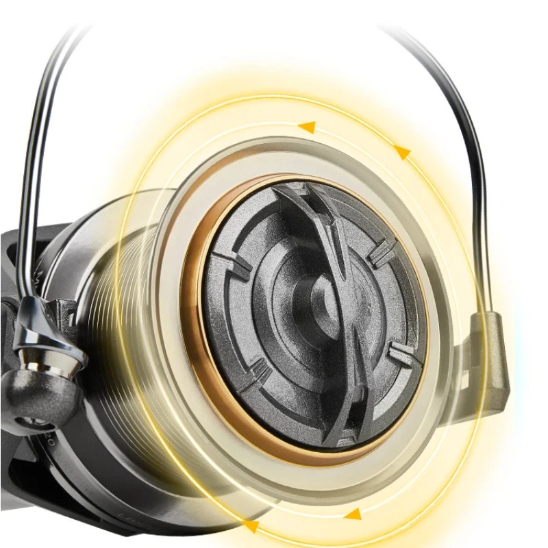Metal Spinning Reel Zero Clearance Long Cast Anchor Fishing Reel Saltwater Special Surf Casting Rod Fishing Wheel Fishing Tackle