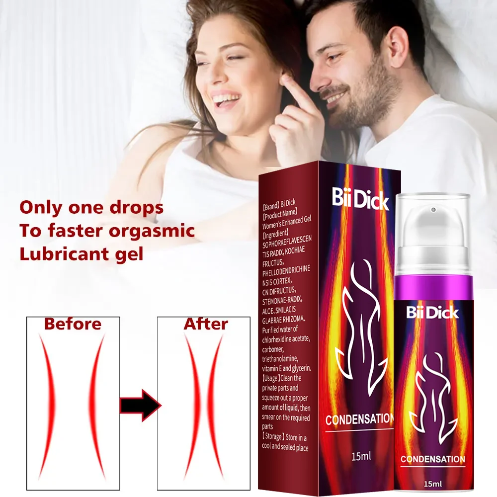 Intense Orgasmic Gel Sex Drops Pheromone Exciter Aphrodisiac for Women Orgasm Vagina Tightening Moistening Increase Stimulant