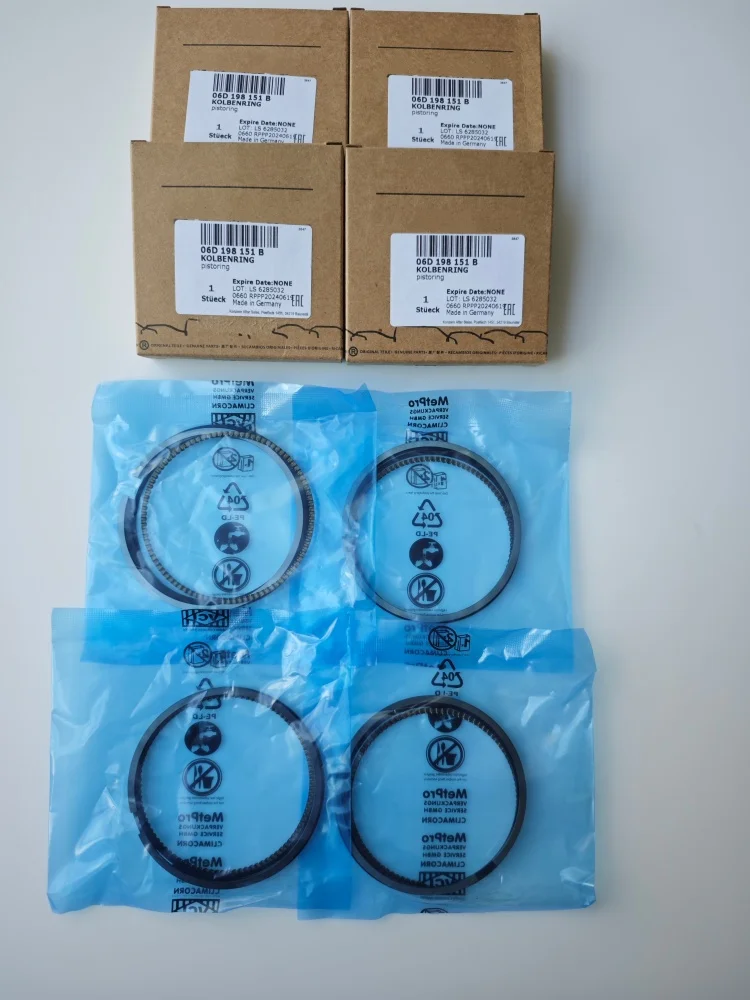 

Оригинальный набор из 4 поршневых колец OEM KS 06D198151B для VW Jetta Golf Audi A3 A4 2.0T 06D198151E 06F198151A 06F198151