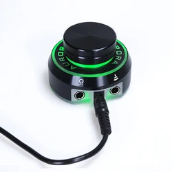 1Pc Black New  Aurora Tattoo Power Supply for Tattoo Machine 2 Foot Pedal Mode Free Shipping