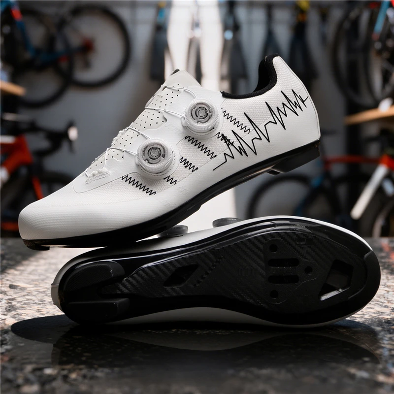 

Обувь для шоссейного велоспорта. Велосипедная обувь без зажимов. Легкая велосипедная обувь для соревнований. Велосипедная обувь унисекс с зажимом SPD.