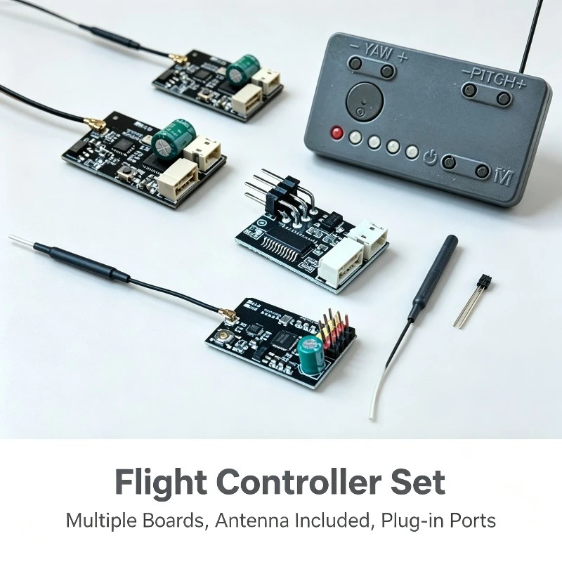 1Set V2.0 FPV Wireless Head Tracker 2.4G Independent RF RC Transmitter Receiver For RC Model Aircraft Spare Repair Accessory