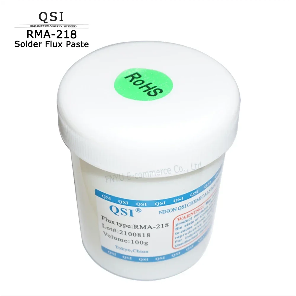 Promotions clear QSI RMA-218 bga Solder Flux Paste 100g for SMT Reballing