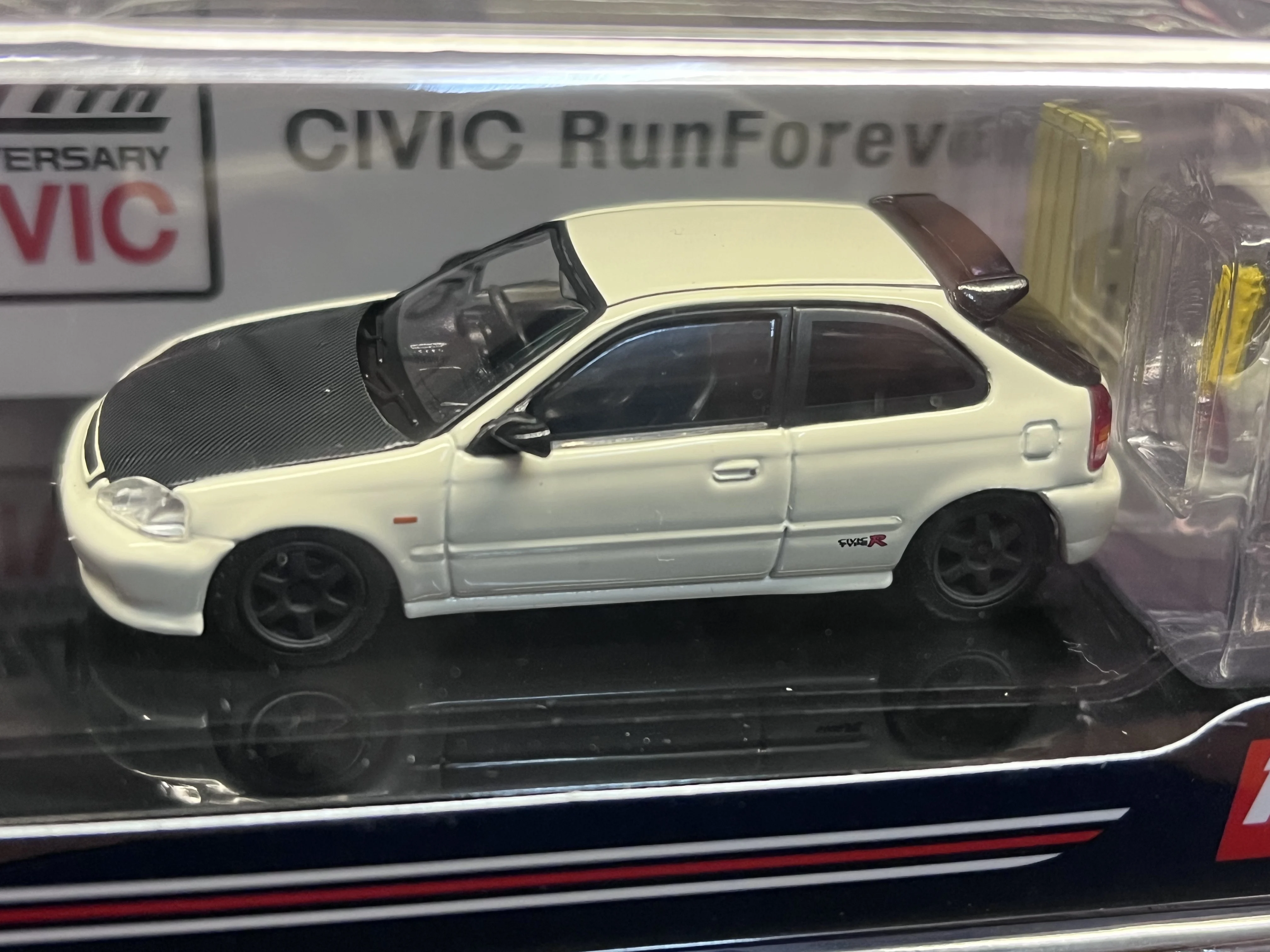 Hobby Japan 1/64 Honda Civic EK9  Collection of die-cast alloy car decoration model toys