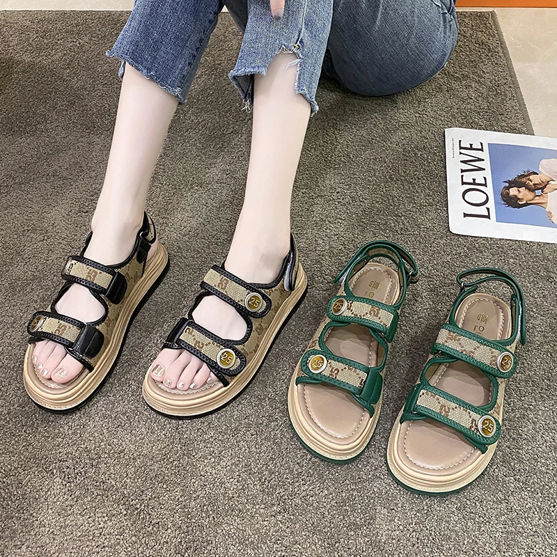 Fashion Women Summer Slippers Thick Bottom Simple Design Luxury Outdoor Non-Slip Sandal Flip Flop Casual Shoes For Female 36-40