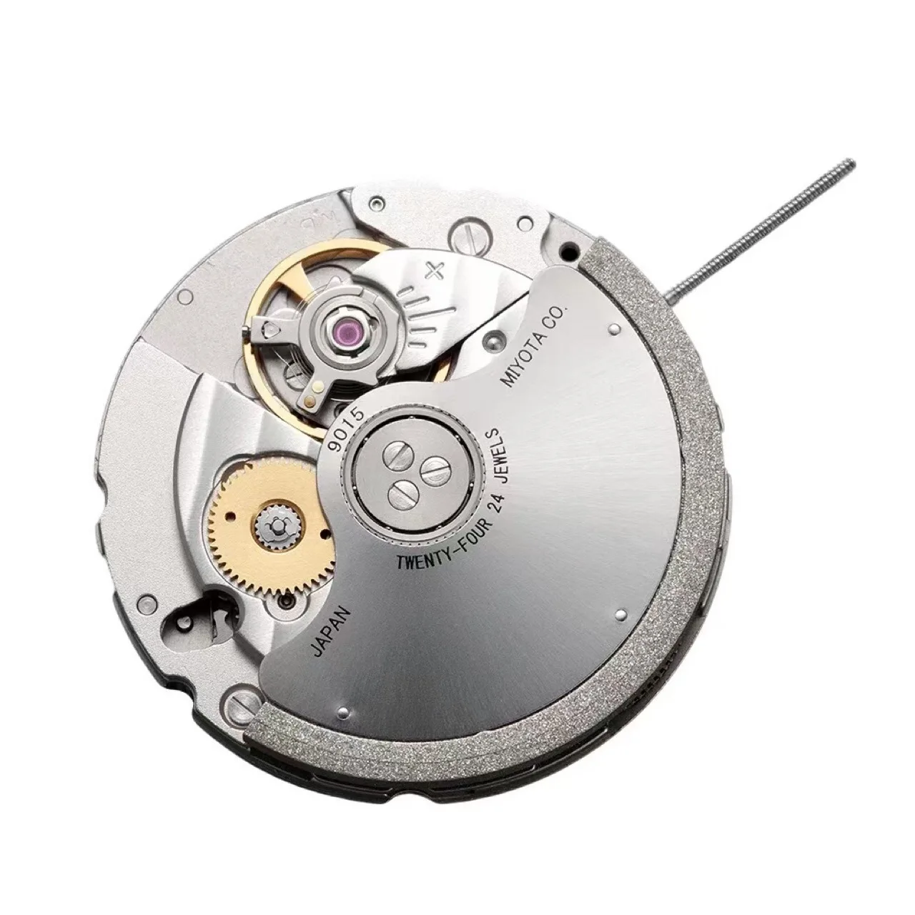 Brand new Miyota 9015 watch movement automatic movement mechanical 3 hands 3 o'clock window watch parts
