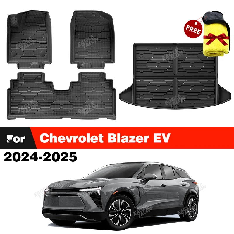 

Всепогодный напольный коврик из ТПЭ для Chevrolet Blazer EV 2024 2025, коврик для багажника, автомобильная защита для интерьера, аксессуары