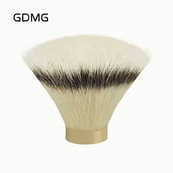 GDMG-G5 japon Fan şekli sentetik saç düğüm, erkek tıraş fırçası ucu, erkek sakal bakımı için gerekli