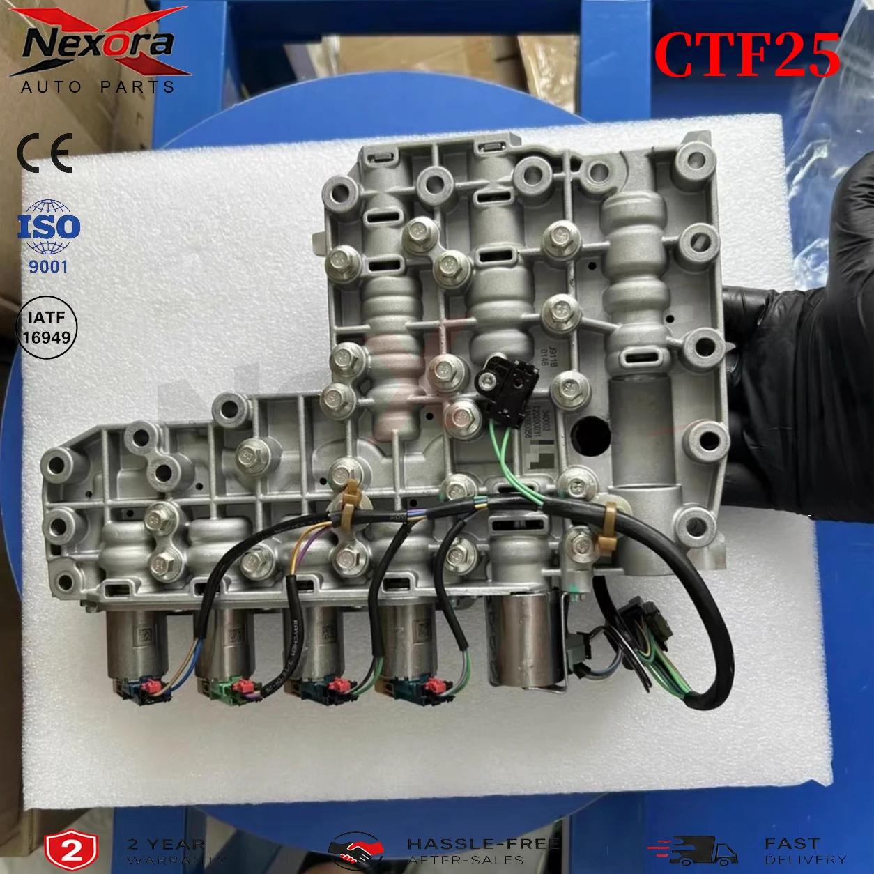 Original CTF25 CTF28 CVT Transmission Valve Body with Wiring Harness For Baojun 510 530 560 610 630 730 Wuling Hongguang S3