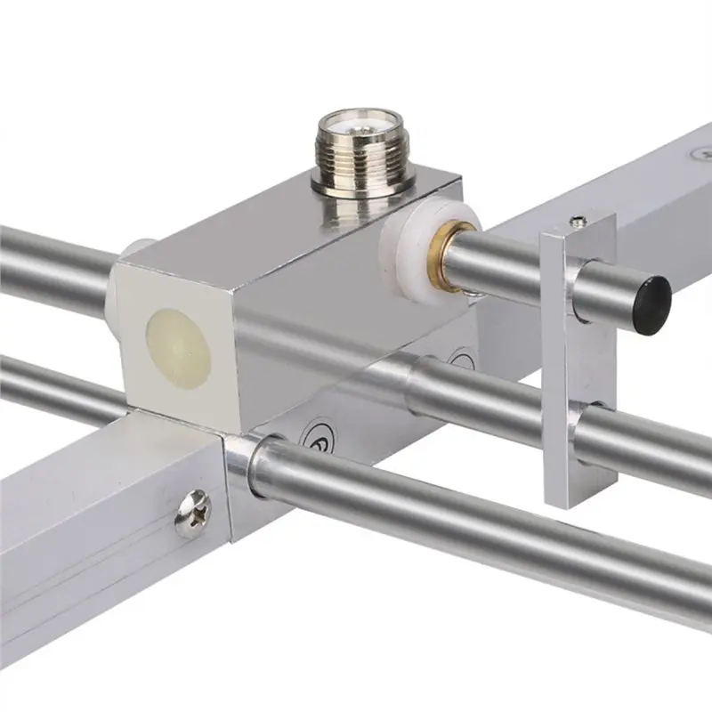 ABJF-AY04 Silver Yagi Antenna SL16K Interface Dual-Band UV Walkie-Talkie Gain Antenna