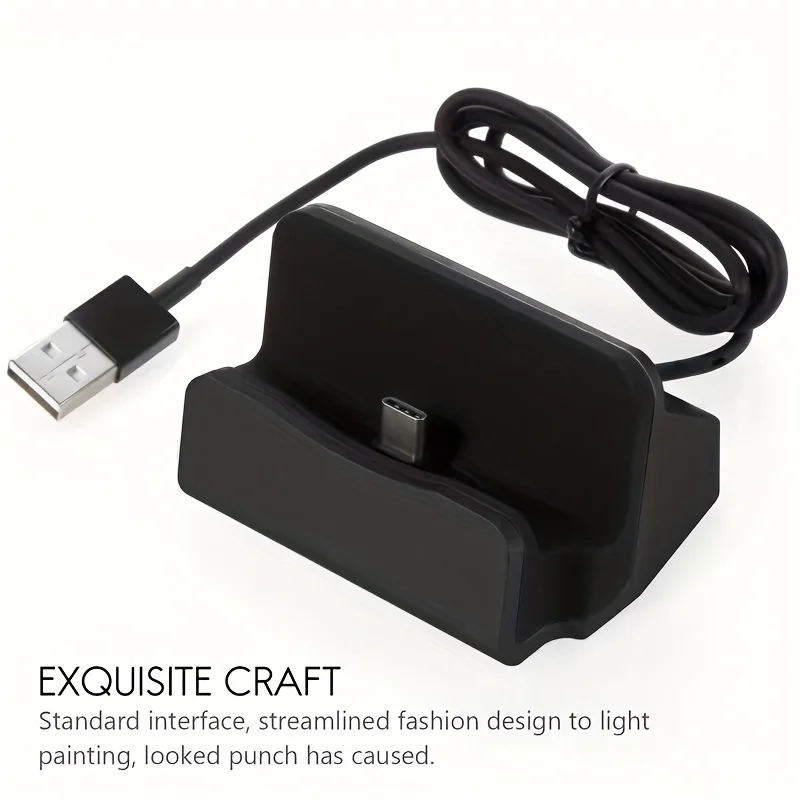 

Cell phone holder ABS material USB rechargeable holder for apple type-c mobile phone bracket
