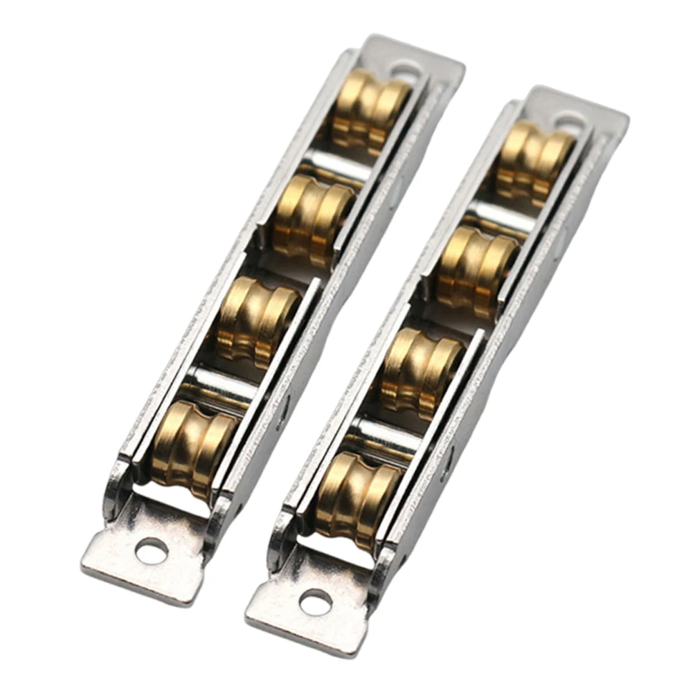 Innovative Design 2 Pack of Silent Bearing Rolling System in Quality Stainless Steel Suitable for Doors & Windows