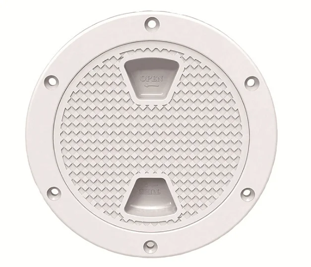 Marine Accessories Deck plate ABS 4'' 6'' 8'' Round hatch with/ without anti-sliding rubber for boat kayak