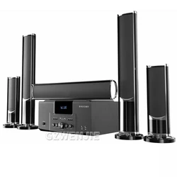 TV ad alta potenza da 8 pollici Soggiorno KTV Altoparlante Bluetooth 4.0 Suono stereo Altoparlante subwoofer 5.1 Sistema home theater Set audio 4Ω