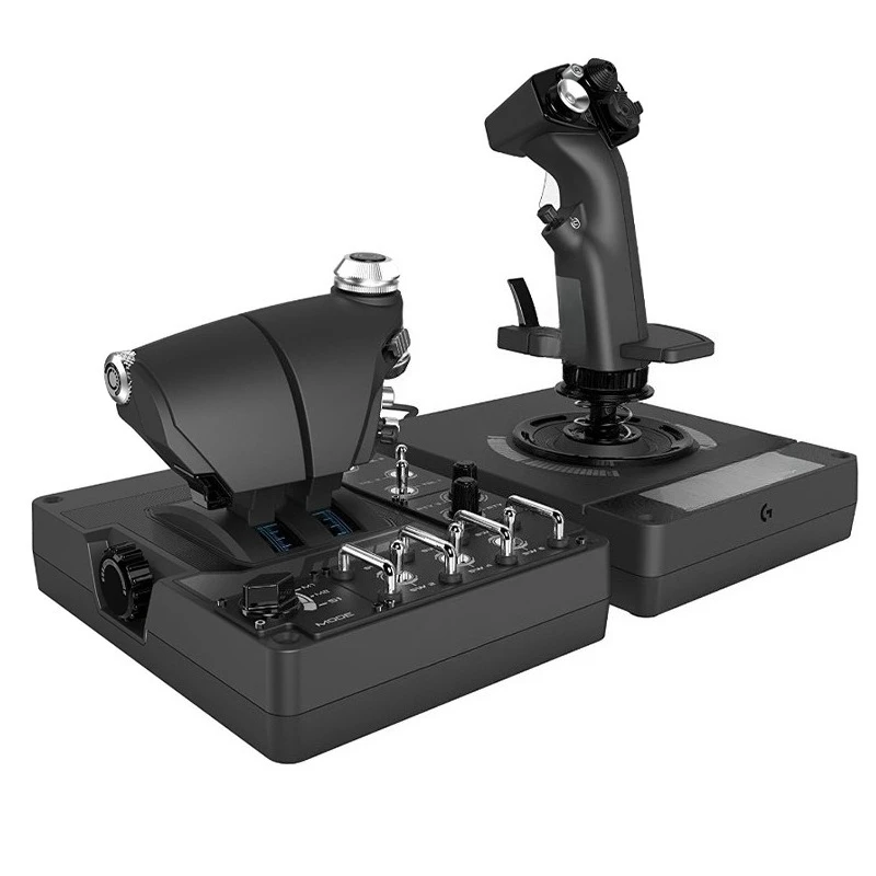 

Throttle and joystick controllers flight joysticks