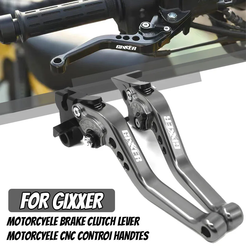

For GIXXER 250 SF GIXXER 150 125 SF250 2024 2023 2021 2020 2022 Motorcycle Accessories Aluminum Adjustable Brake Clutch Lever