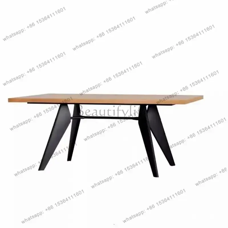 Large Size Wooden Party Table Event Non Slip Design Modern Dining Table Kitchen Salon Mesas