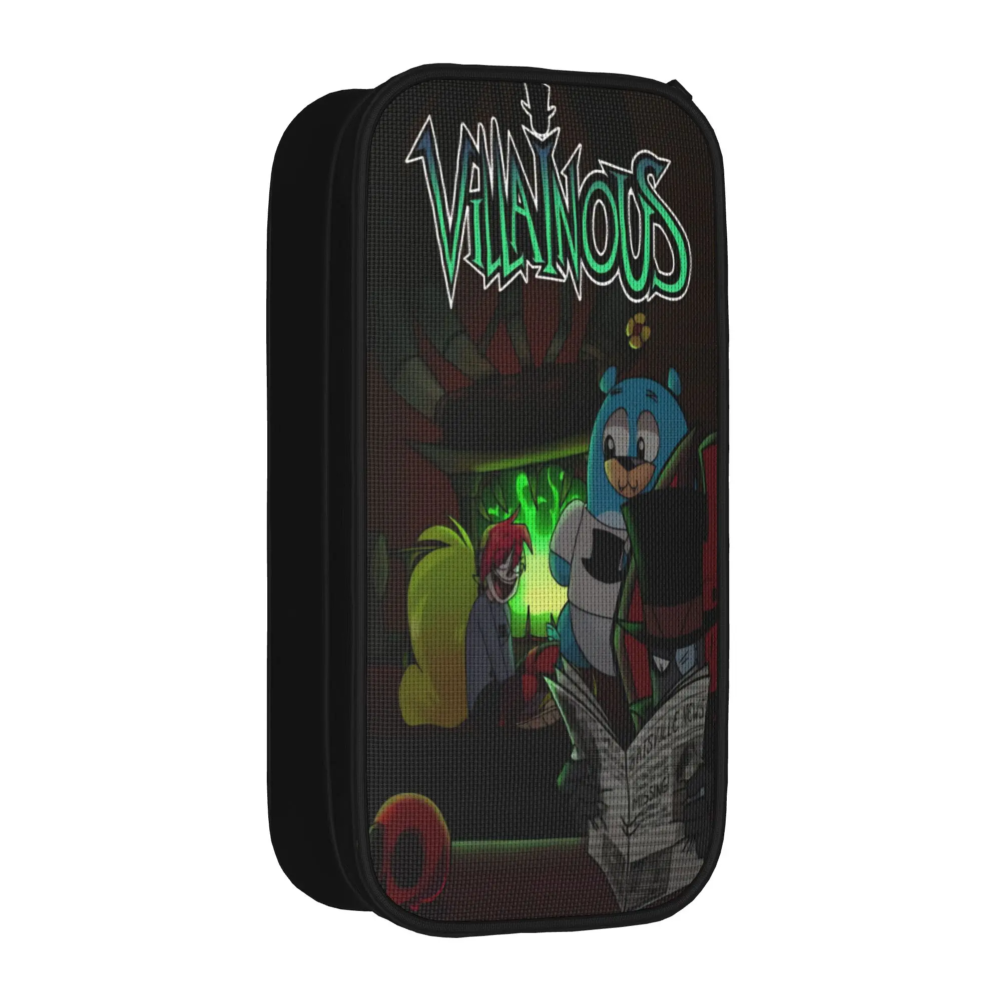 Creative Villainous Comdy Pencil Cases  Pencil Box Pen Box for Student Large Storage Bag School Supplies Gifts Stationery