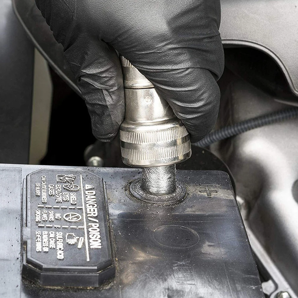 Auto Detaillering Borstel Auto Batterij Post Terminal Cleaner Anti Corrosie Batterij Terminal Washer Car Wash Cleaning