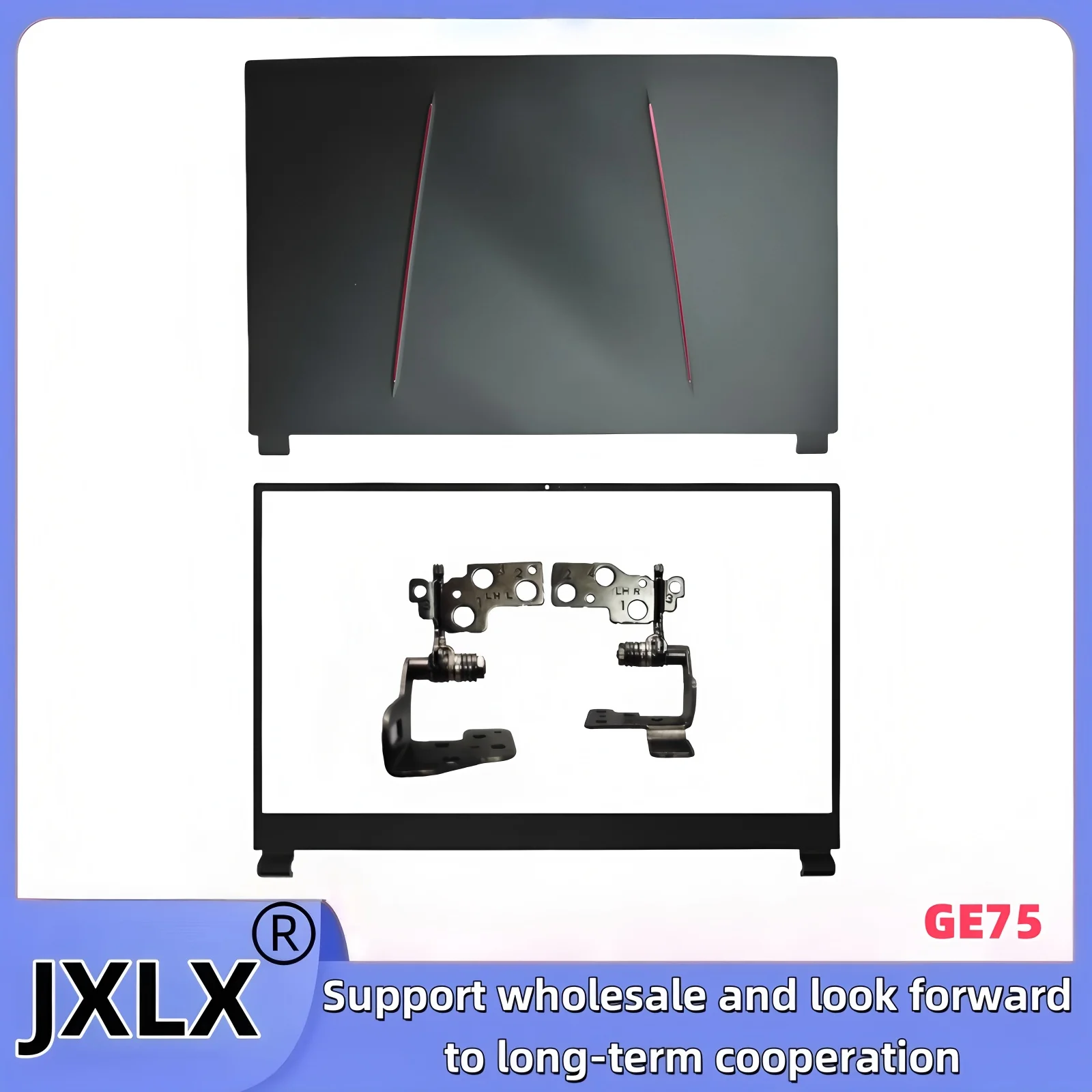 New For MSI GP75 GE75 GL75 MS-17E4 MS-17E2 MS-17E5 MS-17E7 Laptop LCD Back Cover Top Case/LCD Bezel/Palmrest/Bottom Base/hinge