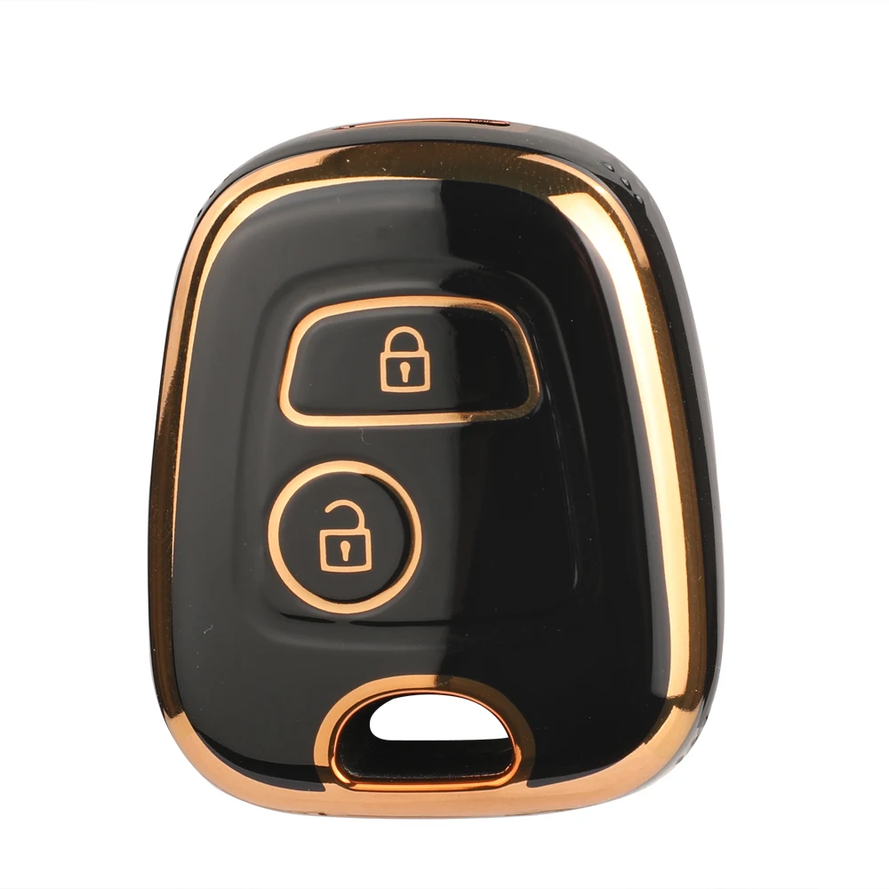jingyuqin Remote TPU Car Key Shell Case Cover For Citroen C1 C2 C3 Pluriel C4 C5 C8 Xsara Picasso For Peugeot 206 307 207 408