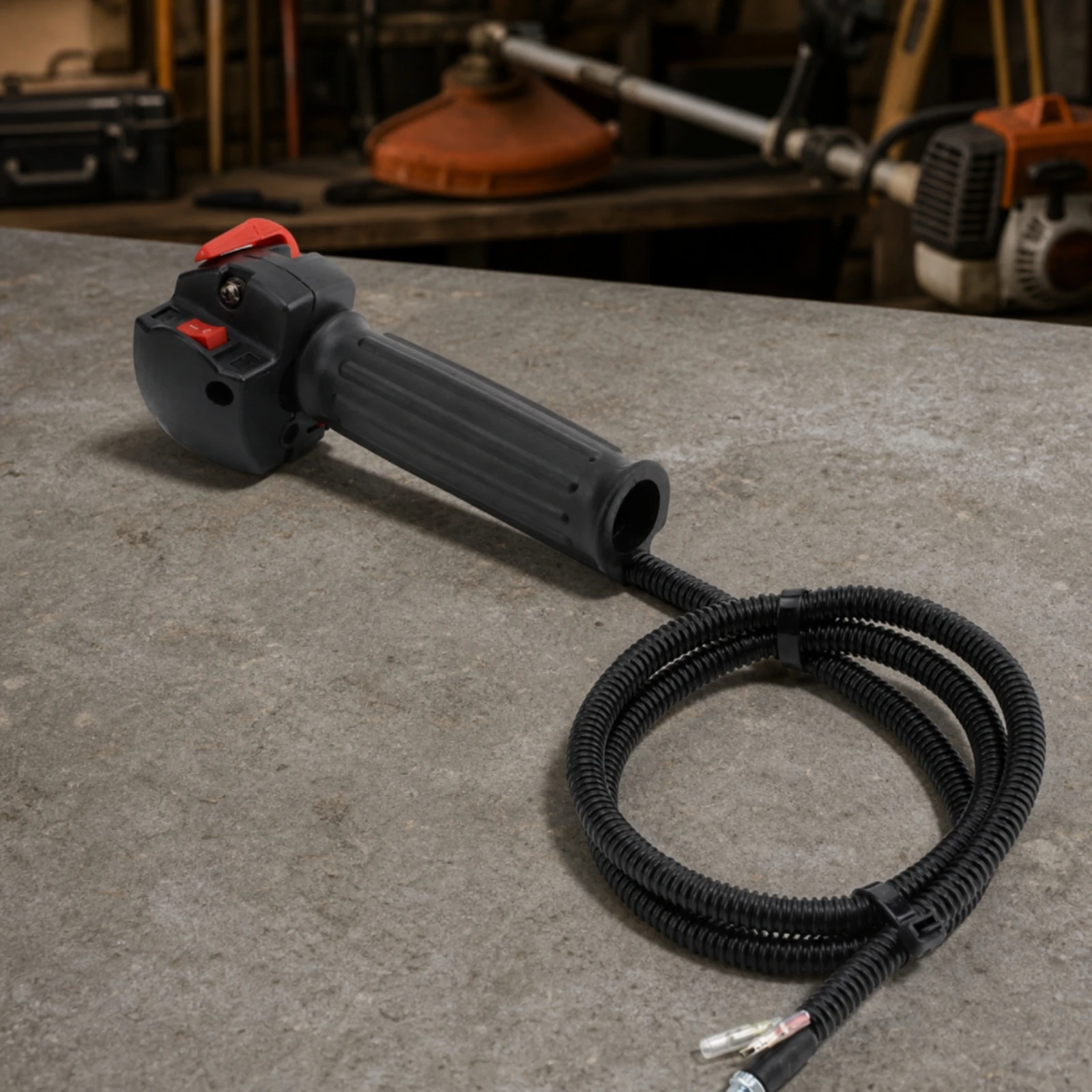Throttle Switch Handle Assembly Exact-Fit Throttle Trigger Switch Handle with Cable Replacement Trigger Part Reliable Sturdy