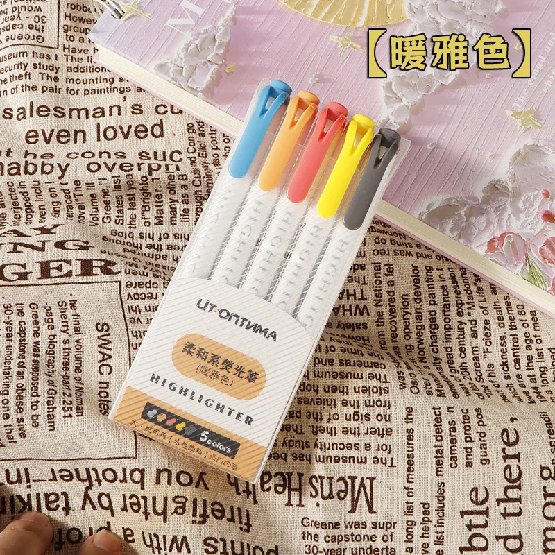 Double-Head Kawaii Highlighter Pens (5/15/25 Pack) image
