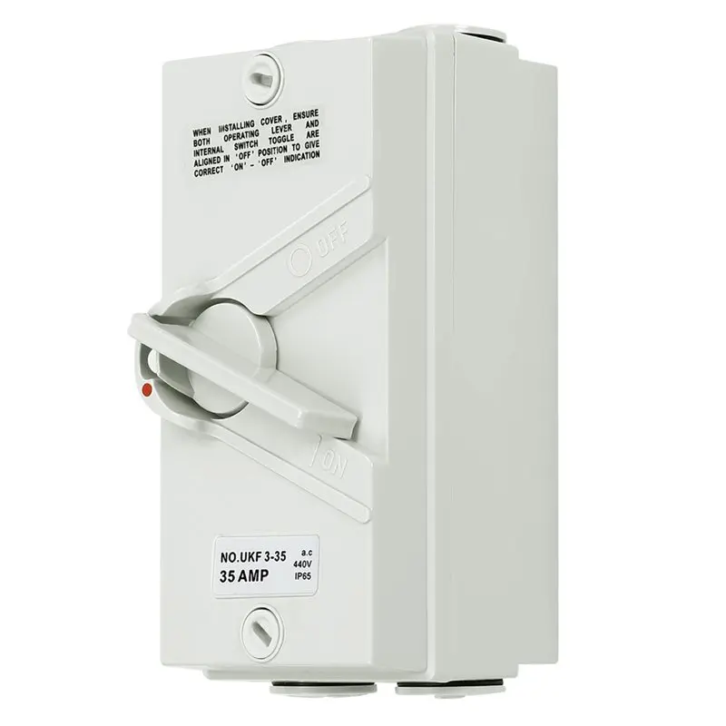 bsevb-防水屋外用断路スイッチ、ukf3-3p-ac440v-35a-、ukf防水断路器絶縁スイッチ