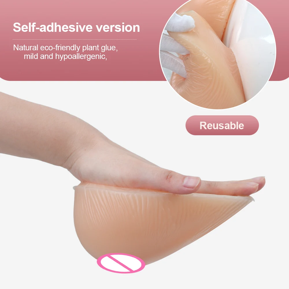 ONEFENG Pasteable Silicone Shoulder Straps Fake Boobs Breast Forms Chest Enhancement Crossdresser Transgender Cosplay Drag Queen