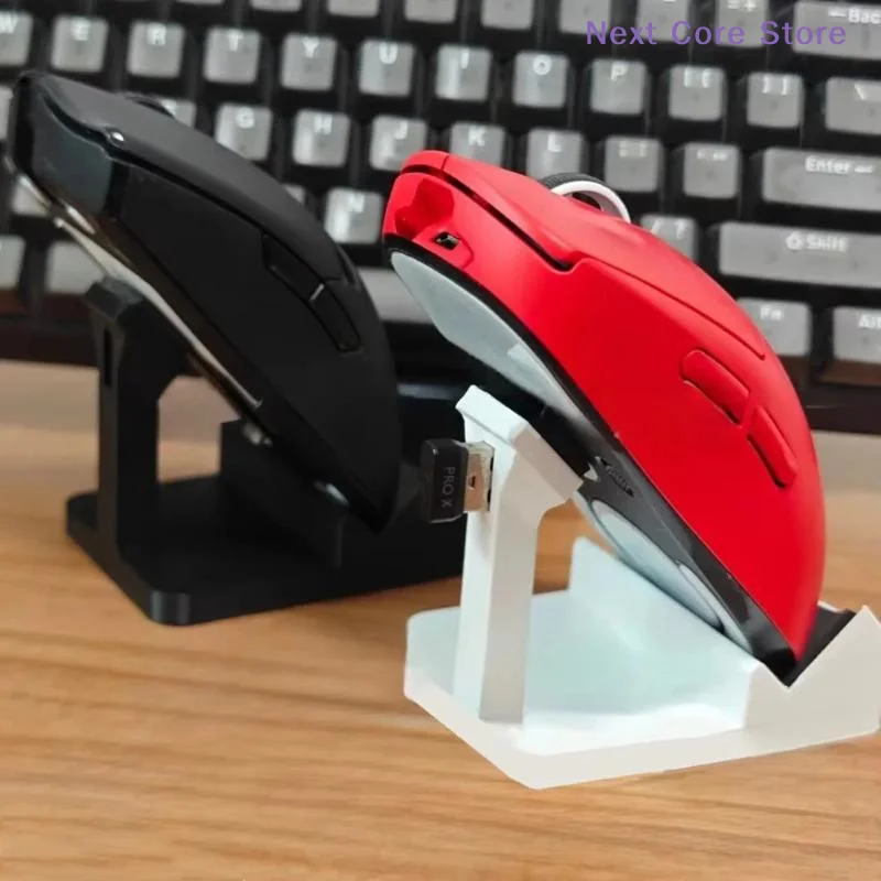 [NC]1Pc 3D Printed Mouse Display Stand With Non-slip Pad Receiver Jack For GPW Wireless Mouse Universal[NC]