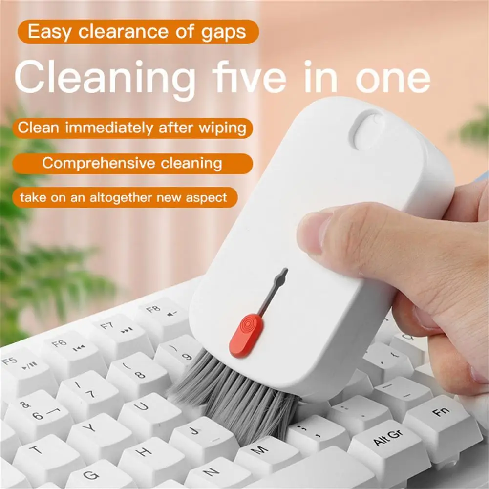 5 In 1 Keyboard Cleaning Brush For Camera Phone Tablet Laptop TV Screen Cleaning Tools Multifunctional Cleaning Kit