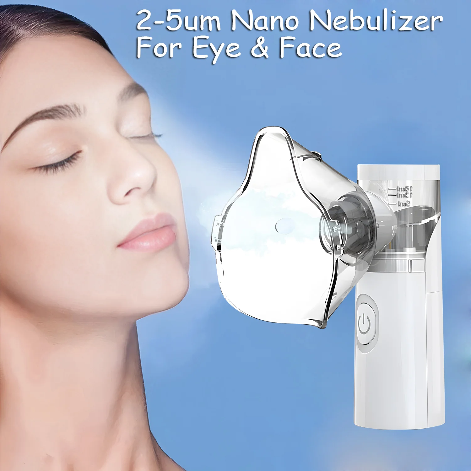 Mini Home Mist Facial Sprayer Humidifier Nebulizer Face Steamer Moisturizing Beauty Instruments Face Skin Care Tools