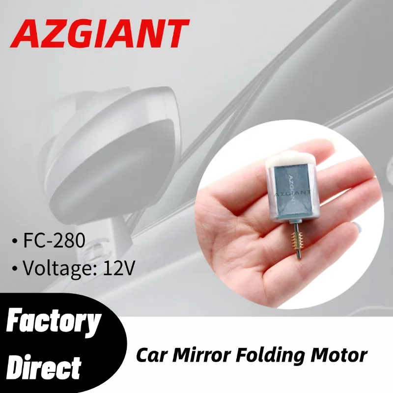 Espejo Retrovisor Plegable para Auto AZGIANT, Motor Silencioso de Alta Potencia para Ford Edge MK3, Escape MK6, Fiesta MK8, Accesorios Interiores