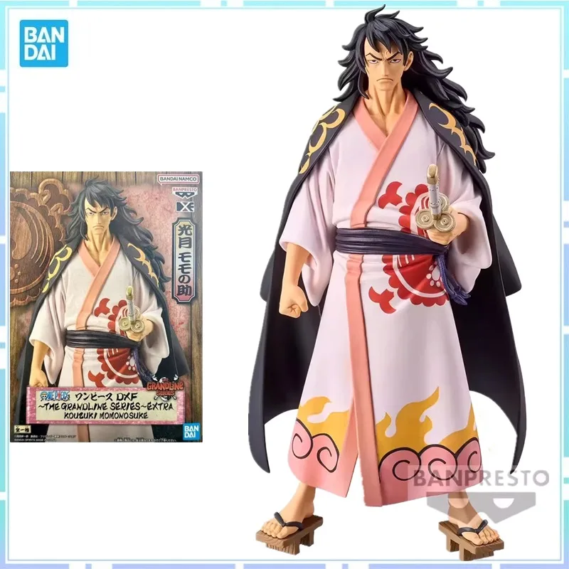 

Bandai Original Banpresto Anime One Piece DXF EXTRA Momonosuke Kozuki PVC Action Figure Collectible Model Toys