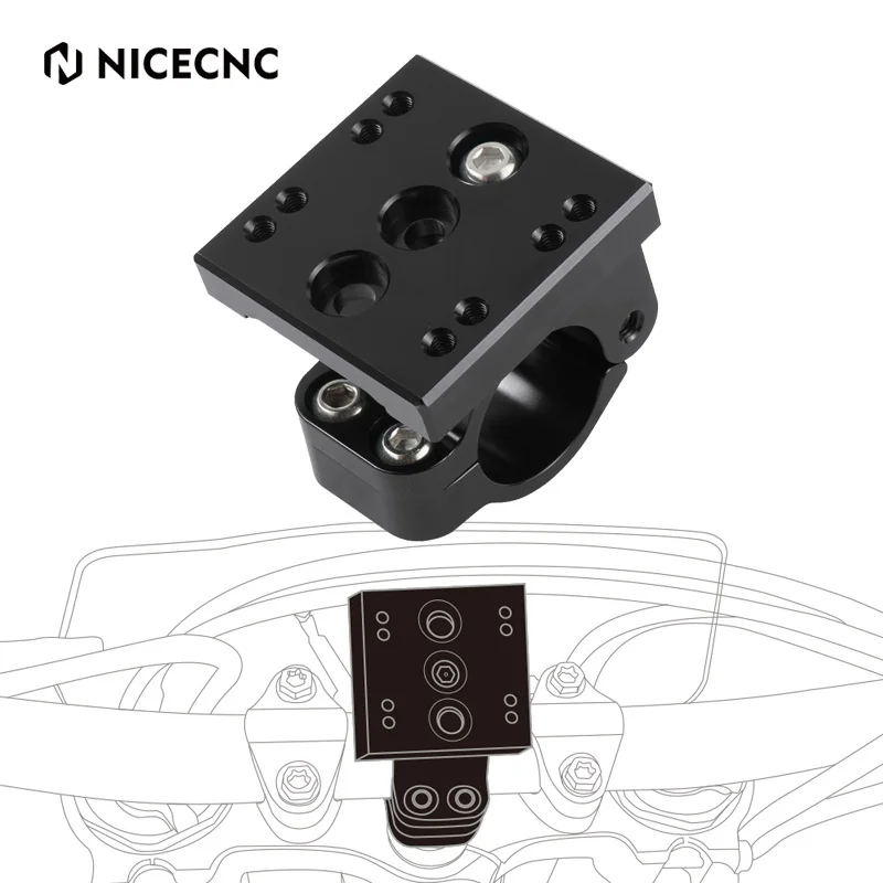 

Крепление NICECNC 1-1/8 дюйма на руль GPS для KTM 250 300 EXC 350 EXCF XCW XCFW TPi, шесть дней 125 350 450 500-2012, алюминий