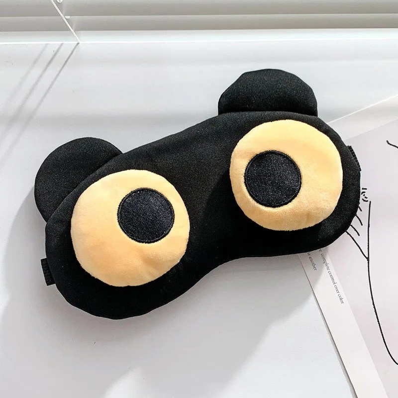 Cartoon Sleep Eye Mask Cute Funny Anime Eye Cover Sleeping Mask Kids Eye Shade Band Blindfolds Sleep Aids Travel Rest Eyepatch