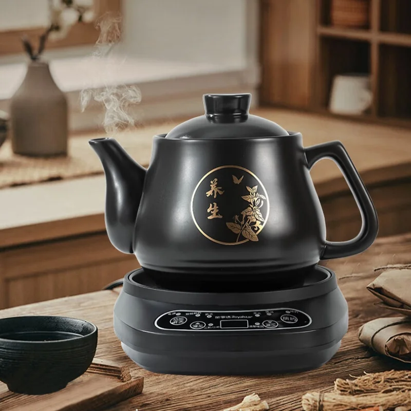 

2L 3L 4L 5L Automatic Ceramic Electric Kettle for Chinese Herbal Medicine with Large Capacity Intelligent Separated Design 220V