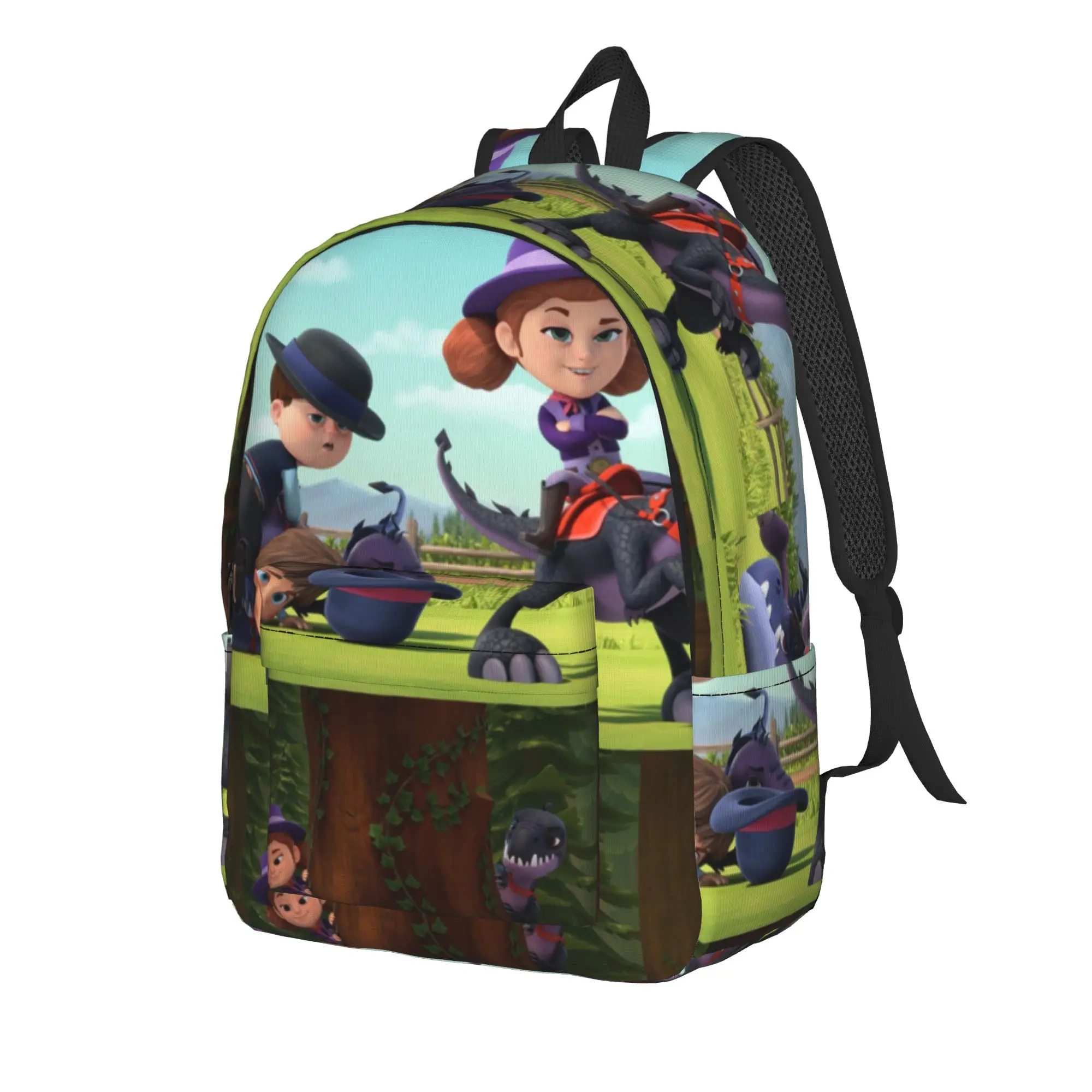 D-Dino Ranch Backpack  College Backpacks Teen Stylish High School Bags Custom Big Rucksack