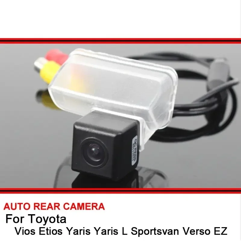 For Toyota Vios Etios Yaris Yaris L Sportsvan Verso EZ Car Rearview Parking Reverse Backup Rear View Camera HD CCD Night Vision