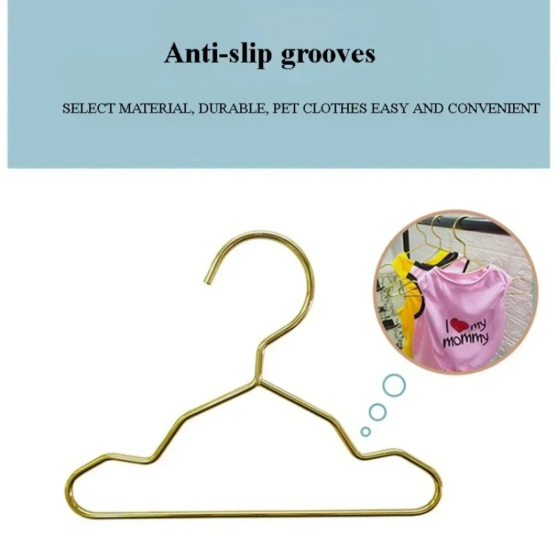 15CM/20CM/25CM Pet Clothes Hanger, Metal Pet Clothes Hook, Suitable for Small Dogs, Teddy Cats, Dolls, Pet Store Clothes Rack