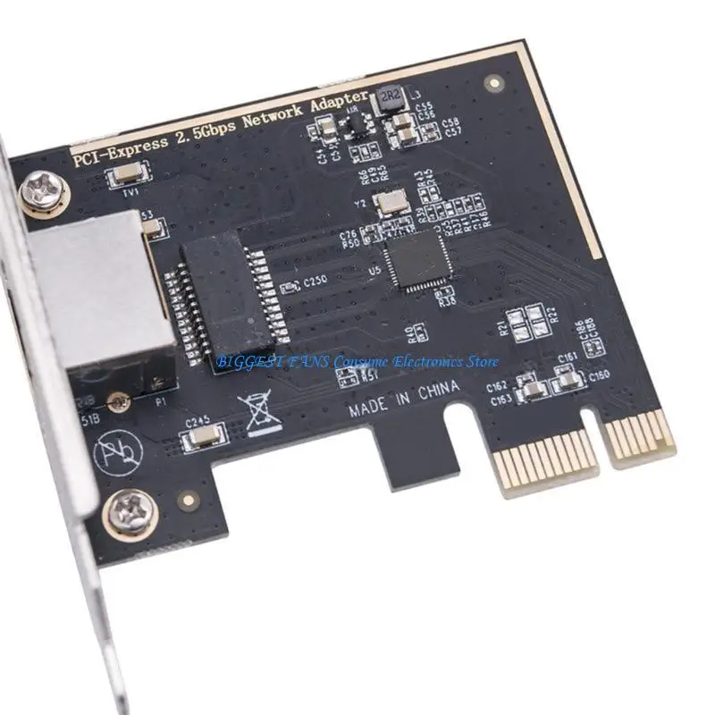 Thẻ mạng PCIe 2.5Gbps RTL8125BG GIGABIT Ethernet PCIE đến RJ45