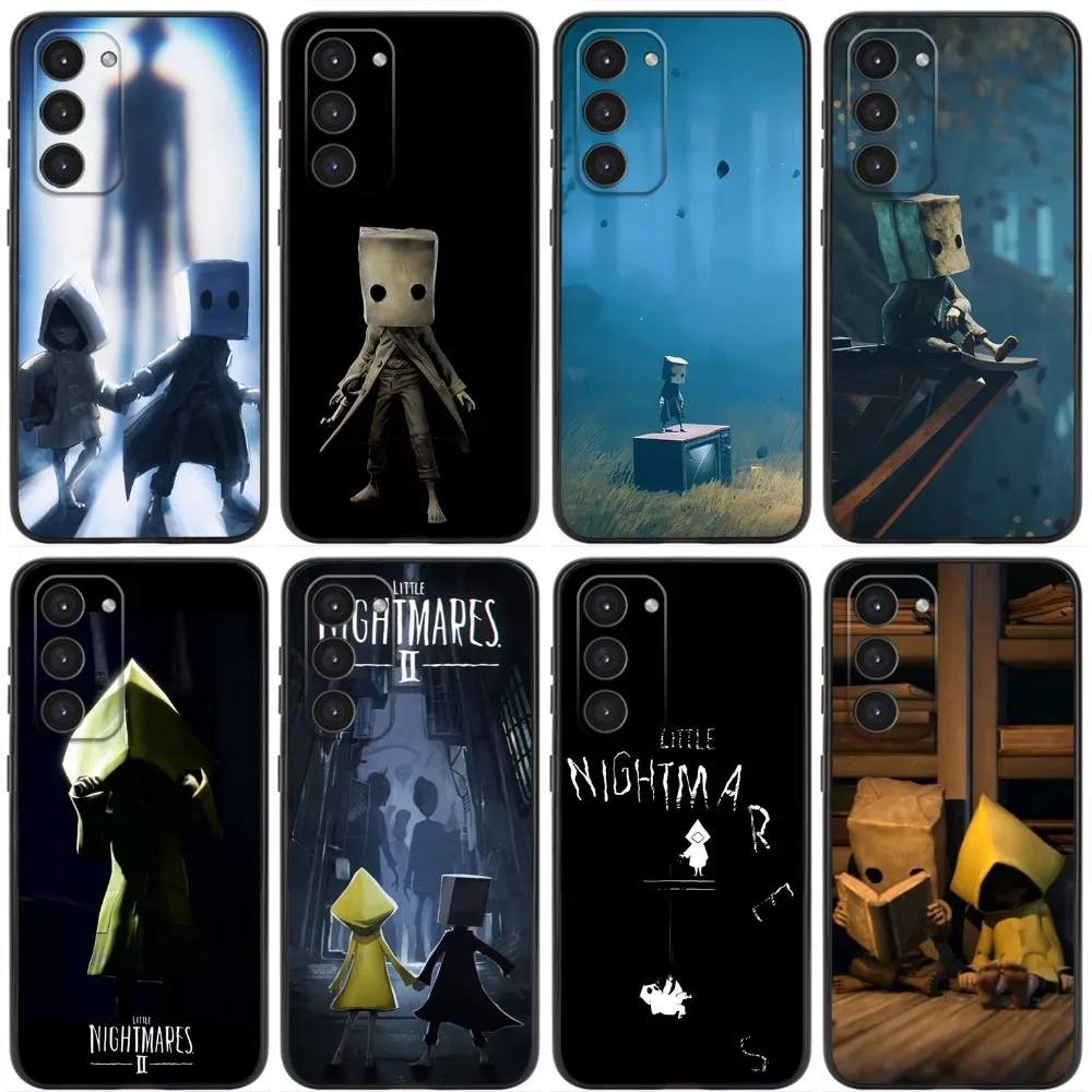 

Little Nightmares Phone Case For Samsung Galaxy A20,A21s,A22,A31,A32,A52,A53,A72,73,A80,A91 Soft Liquid Silicone Black Cover