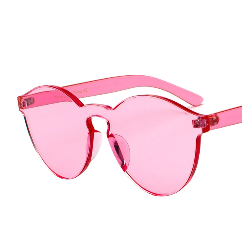 2023 Fashion New Round Sunglasses Women Vintage Metal Frame Pink Yellow Lens Colorful Shade Sun Glasses Female UV400