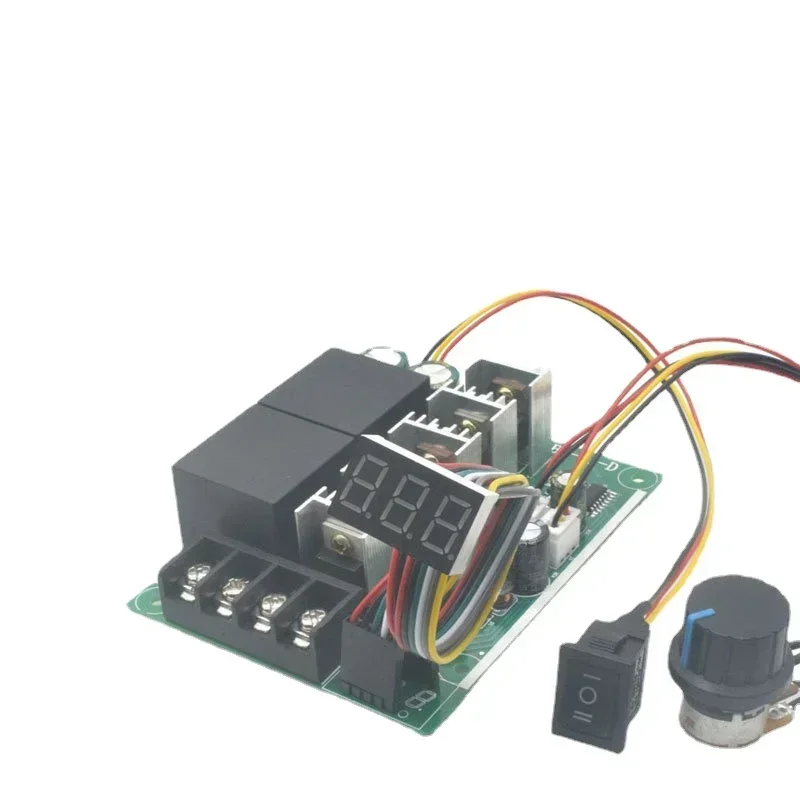 PWM speed controller  DC motor Digital display 0~100% adjustable drive module Input MAX40A 12V 24V