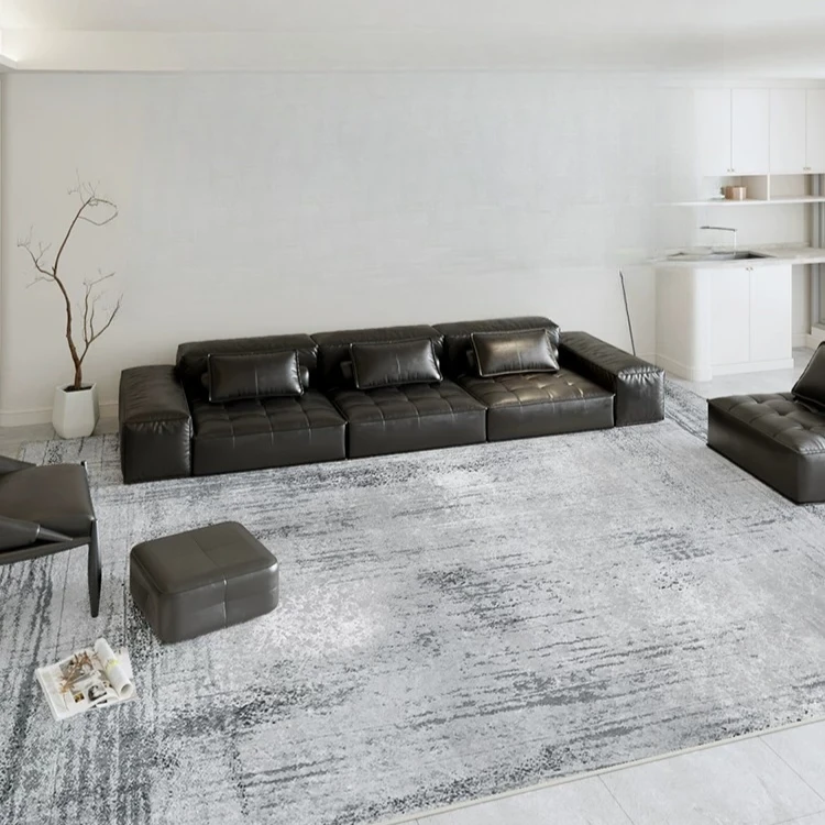 Carpet living room light luxury high-end household leave-in washable waterproof and anti-fouling sofa floor mat coffee table