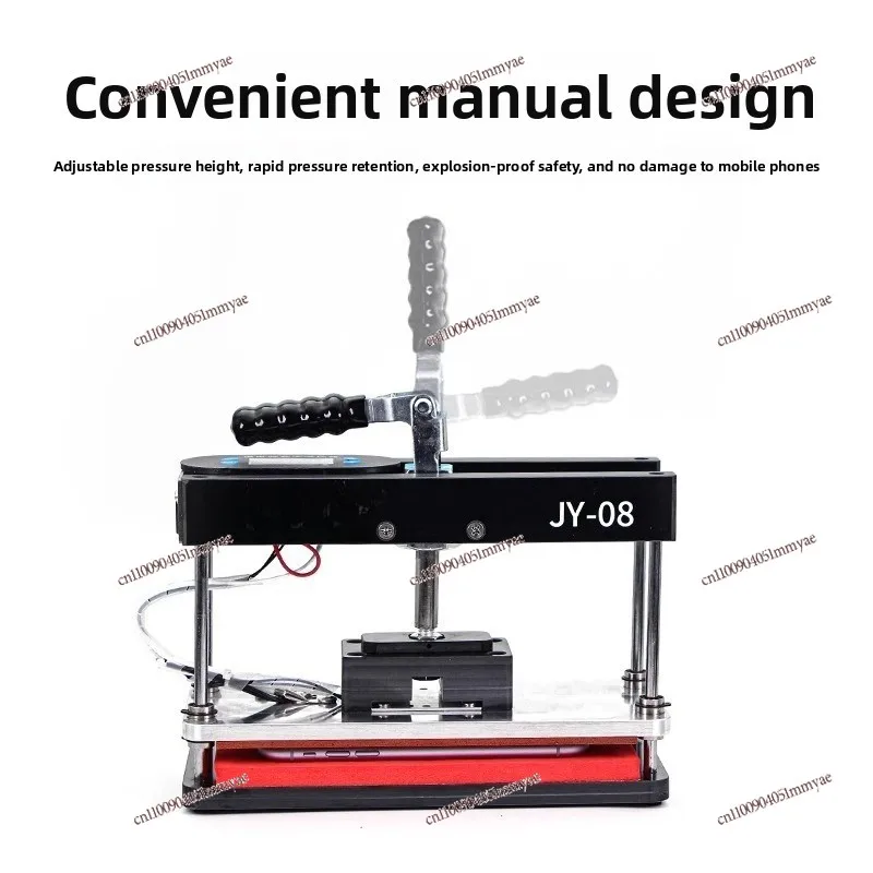 Portable pressure holding table maintenance screen cover curved screen fitting heating pressure holding fixture fixture