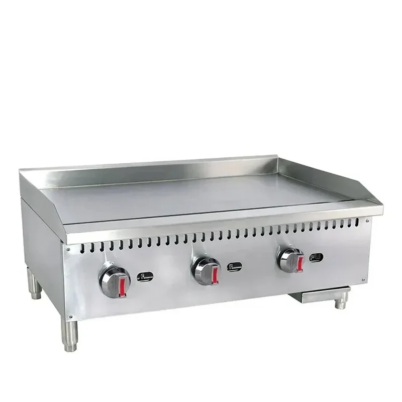 Commercial Kitchen Equipment 36 Tabletop Gas Flat Top Burger Grill