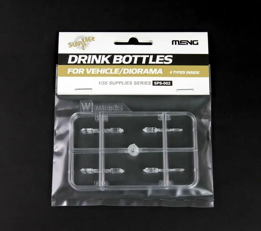 MENG MODEL  MODEL 1/35 SCALE military models #SPS-002 DRINK BOTTLES FOR VEHICLE/DIORAMA Model kit