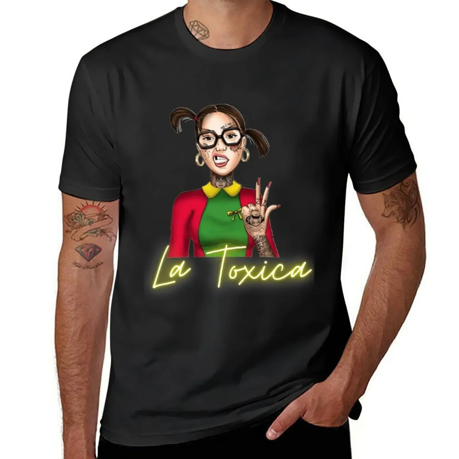 La Toxica T-Shirt vintage graphic tee plus size clothes mens shirts graphic tee